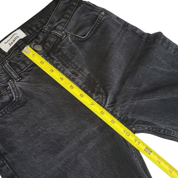 Reformation Jeans 26×28 Black Wash Straight Leg - Picture 10 of 16